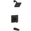 Honesty Rite-temp Bath And Shower Trim Kit w/ Push-button Diverter, 2.5 GPM (Matte Black)