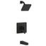 Honesty Rite-temp Bath And Shower Trim Kit w/ Push-button Diverter, 1.75 GPM (Matte Black)