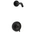 Purist Rite-temp Shower Trim Kit w/ Lever Handle, w/ out Showerhead (Matte Black)
