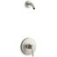 Pitch Rite-temp Shower Trim Kit, w/ out Showerhead (Vibrant Brushed Nickel)