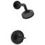 Purist Rite-temp Shower Trim Kit w/ Cross Handle, 2.5 GPM (Matte Black)