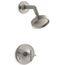 Purist Rite-temp Shower Trim Kit w/ Cross Handle, 2.5 GPM (Vibrant Brushed Nickel)