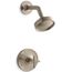 Purist Rite-temp Shower Trim Kit w/ Cross Handle, 2.5 GPM (Vibrant Brushed Bronze)