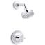 Purist Rite-temp Shower Trim Kit w/ Cross Handle, 1.75 GPM (Polished Chrome)