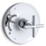 Purist Rite-temp Valve Trim w/ Cross Handle (Polished Chrome)