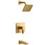 Parallel Rite-temp Bath And Shower Trim Kit, 2.5 GPM (Vibrant Brushed Moderne Brass)