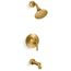 Tone Rite-temp Bath And Shower Trim Kit, 2.5 GPM (Vibrant Brushed Moderne Brass)