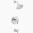 Devonshire Bath and Shower Trim Slip-fit (Polished Chrome)
