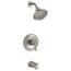 Devonshire Rite-temp Bath And Shower Trim Kit, 1.75 GPM, Slip-fit Spout (Vibrant Brushed Nickel)