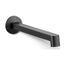 Wall-Mount Bathroom Sink Faucet Spout w/ Row Design, 1.2 GPM (Matte Black)