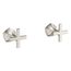 Occasion Wall-Mount Bathroom Faucet Cross Handle Trim, 1.2 Gpm (Vibrant Polished Nickel), K-T27013-3-SN