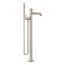 Occasion Floor-Mount Bath Filler Trim w/ Handshower (Vibrant Brushed Nickel), T27025-4-BN