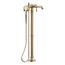 Artifacts Floor-Mount Bath Filler Trim w/ Handshower (Vibrant French Gold), K-T72790-9M-AF
