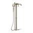 Floor-Mount Bath Filler Trim w/ Handshower (Vibrant Brushed Nickel), K-T72790-9M-BN