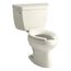 Wellworth Classic Two-Piece Elongated Toilet, 1.6 Gpf (Biscuit), K-3505-96