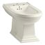 Memoirs Vertical Spray Bidet w/ 4 Faucet Holes (Biscuit), K-4886-96