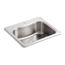 25" Top-Mount Single-Bowl Kitchen Sink (Stainless Steel), K-3362-1-NA