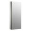 Catalan 15" W X 36-1/8" H Aluminum Single-Door Medicine Cabinet w/ 107 Degree Hinge (Satin Anodized Aluminum), K-2913-PG-SAA