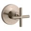 Purist Mastershower Volume Control Valve Trim w/ Cross Handle (Vibrant Brushed Bronze), K-T14490-3-BV