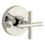 Purist Mastershower Volume Control Valve Trim w/ Cross Handle (Vibrant Polished Nickel), K-T14490-3-SN