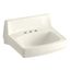 Greenwich 20-3/4" X 18-1/4" Wall-Mount/Concealed Arm Carrier Bathroom Sink w/ 4" Centerset Faucet Holes (Biscuit), K-2032-96