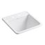 Park Falls 21" Top-/Undermount Single-Bowl Utility Sink (White), K-19022-2-0