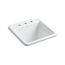 21" Top-/Undermount Single-Bowl Utility Sink (White), K-19022-3-0