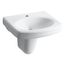 Pinoir 22" Oval Wall-Mount Bathroom Sink (White), K-2035-1-0