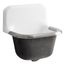 Bannon 22-1/4" X 18-1/4" Wall-Mount Or P-Trap Mount Service Sink w/ Rim Guard And Blank Back (White), K-6718-0