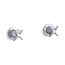 Wall-Mount Valve Trim w/ Cross Handles, Requires Valve (Polished Chrome)