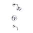 Rite-Temp Bath And Shower Trim Kit w/ Push-Button Diverter And Cross Handle, 2.5 GPM (Polished Chrome), K-T14421-3-CP