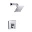 Rite-Temp Shower Trim Kit w/ Push-Button Diverter, 2.5 GPM (Polished Chrome)