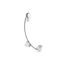 Cable Bath Drain, Less Pvc Tubing (Vibrant Polished Nickel), K-7214-SN