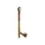 Clearflo Brass Toe Tap Bath Drain (Vibrant Brushed Bronze), K-7259-BV