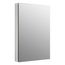 Catalan 24-1/8" W X 36-1/8" H Aluminum Single-Door Medicine Cabinet w/ 107 Degree Hinge (Satin Anodized Aluminum), K-2936-PG-SAA