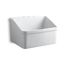 28" X 22" Bracket-Mount Utility Sink w/ 8" Widespread Faucet Holes (White), K-12794-0