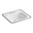 20" Rectangular Drop-In Bathroom Sink (White), K-2890-4-0