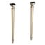 Kathryn Octagonal Tapered Brass Table Legs (Vibrant French Gold), K-6839-AF