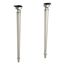 Kathryn Octagonal Tapered Brass Table Legs (Vibrant Polished Nickel), K-6839-SN