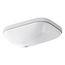 Tahoe 20" Rectangular Undermount Bathroom Sink (White), K-2890-4U-0