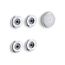 Whirlpool Trim Kit w/ Four Jets (Polished Chrome)
