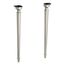 Kathryn Octagonal Tapered Brass Table Legs (Vibrant Brushed Nickel), K-6839-BN