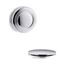 Traditional Push-Button Bath Drain Trim (Polished Chrome), K-T37396-CP