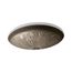 17-1/2" Oval Undermount Bathroom Sink, No Overflow (Medium Patina), K-14297-MP1