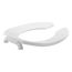 Lustra Round-Front Toilet Seat w/ Check Hinge (White), K-4680-C-0