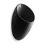 Half-Stall Waterless Urinal (Black/Black), K-4917-7