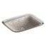 Inia 20-3/4" Rectangular Drop-In Bathroom Sink, No Overflow (Opaque Doe), K-2773-G3-B11