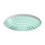 16" Round Undermount Bathroom Sink, No Overflow (Translucent Dew), K-2361-TG2