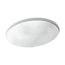 19-1/4" Oval Undermount Bathroom Sink, No Overflow (White Sartorial Herringbone), K-14218-HD1-0