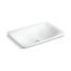 21" Rectangular Drop-In Bathroom Sink, No Overflow (White Sartorial Herringbone), K-75749-HD1-0
